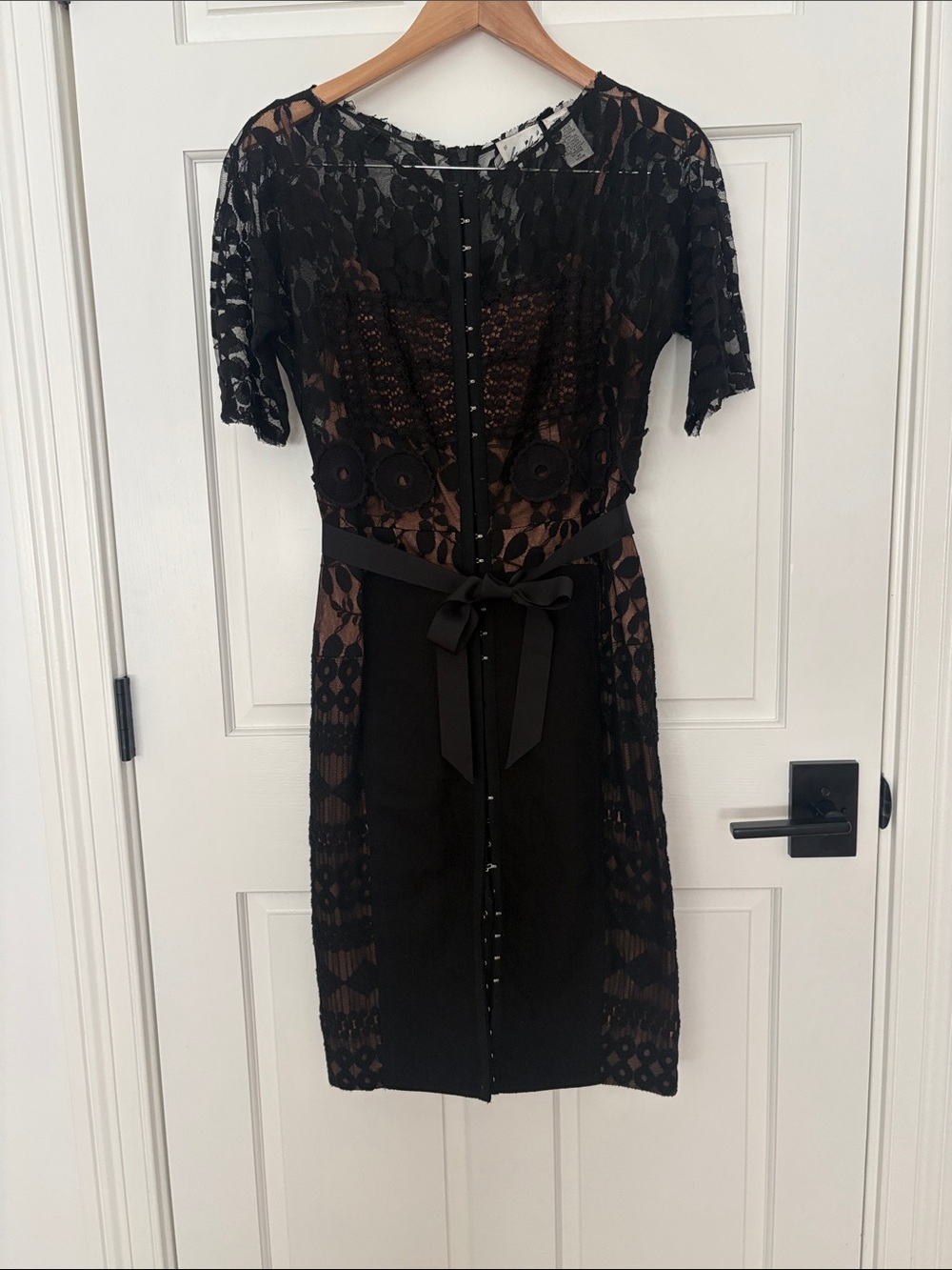Anthropologie by Byron Lars Carassima Black Lace Midi Dress - Picture 3 of 7